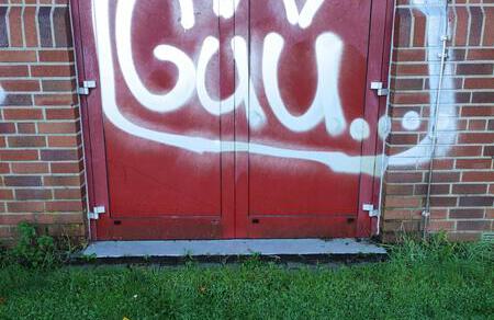 Graffitientfernung drensteinfurt vorher